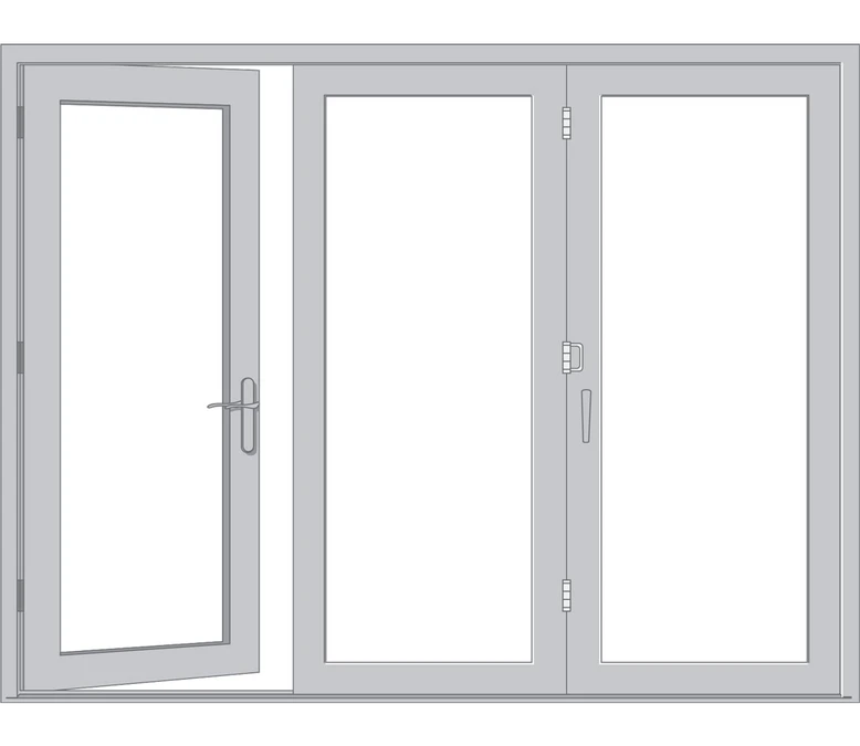 Kansas City Pella Architect Reserve Series Contemporary Bifold Patio Door